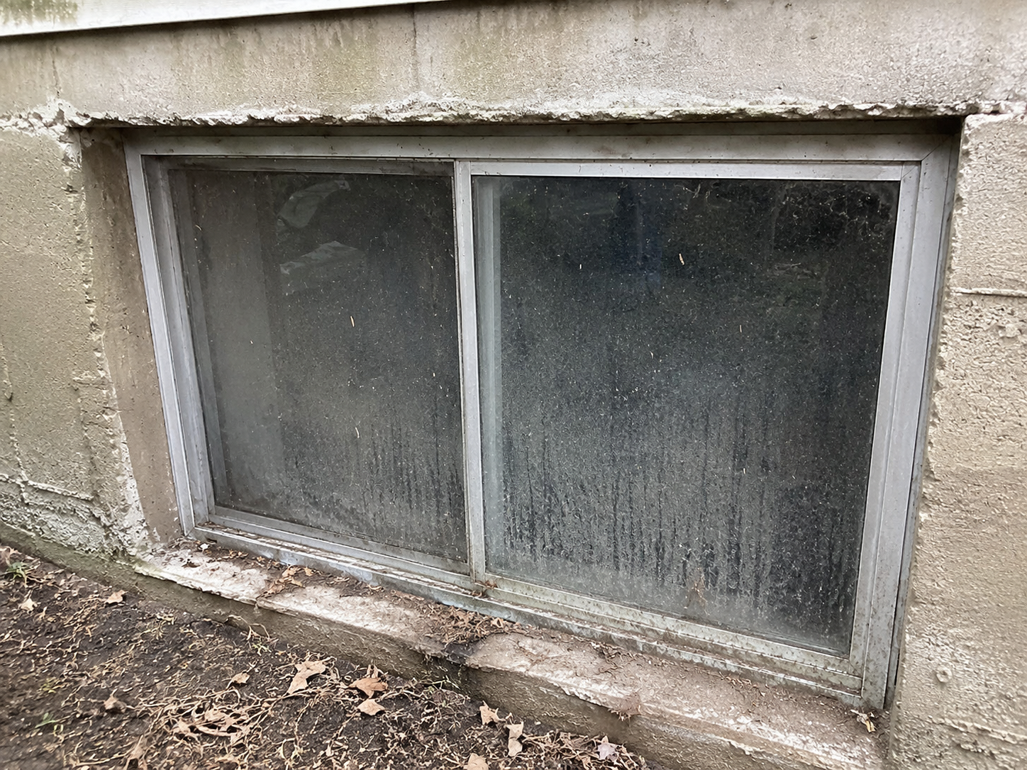 Window transformation, before cleaning